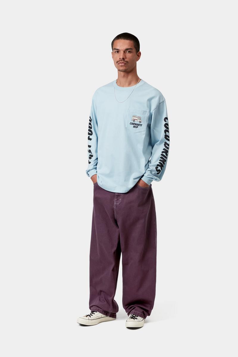 Carhartt Brandon Pant - Cozy Purple, Stone dyed