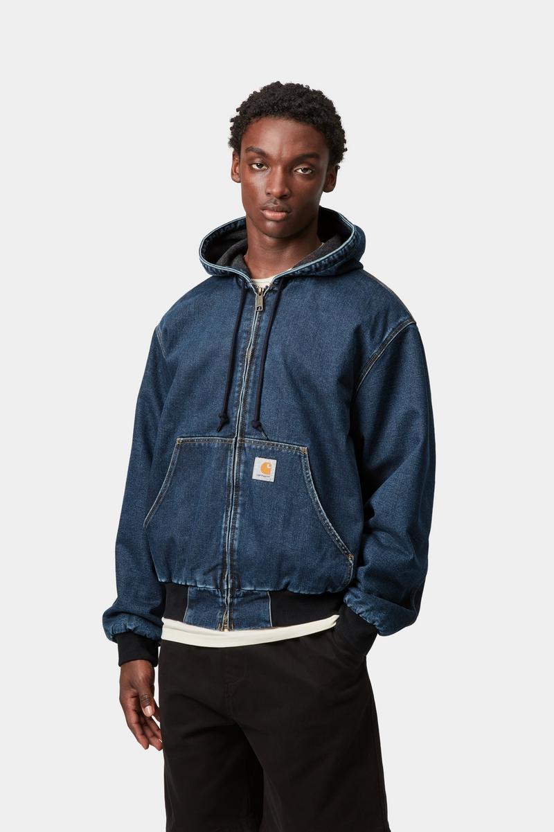 Carhartt OG Active Jacket (Winter) - Blue, Stone washed