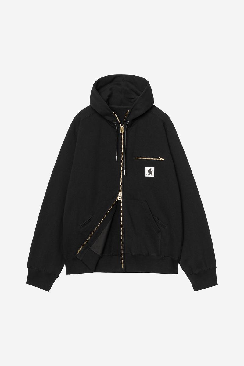 Carhartt sacai x Carhartt WIP Cotton Jersey Hoodie - Sacai Black