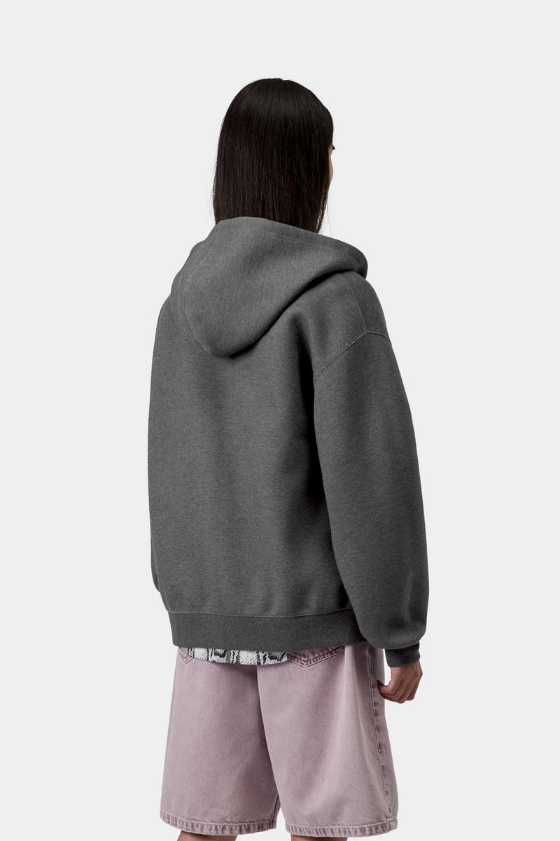 Carhartt Hooded Alda Jacket - Black / White