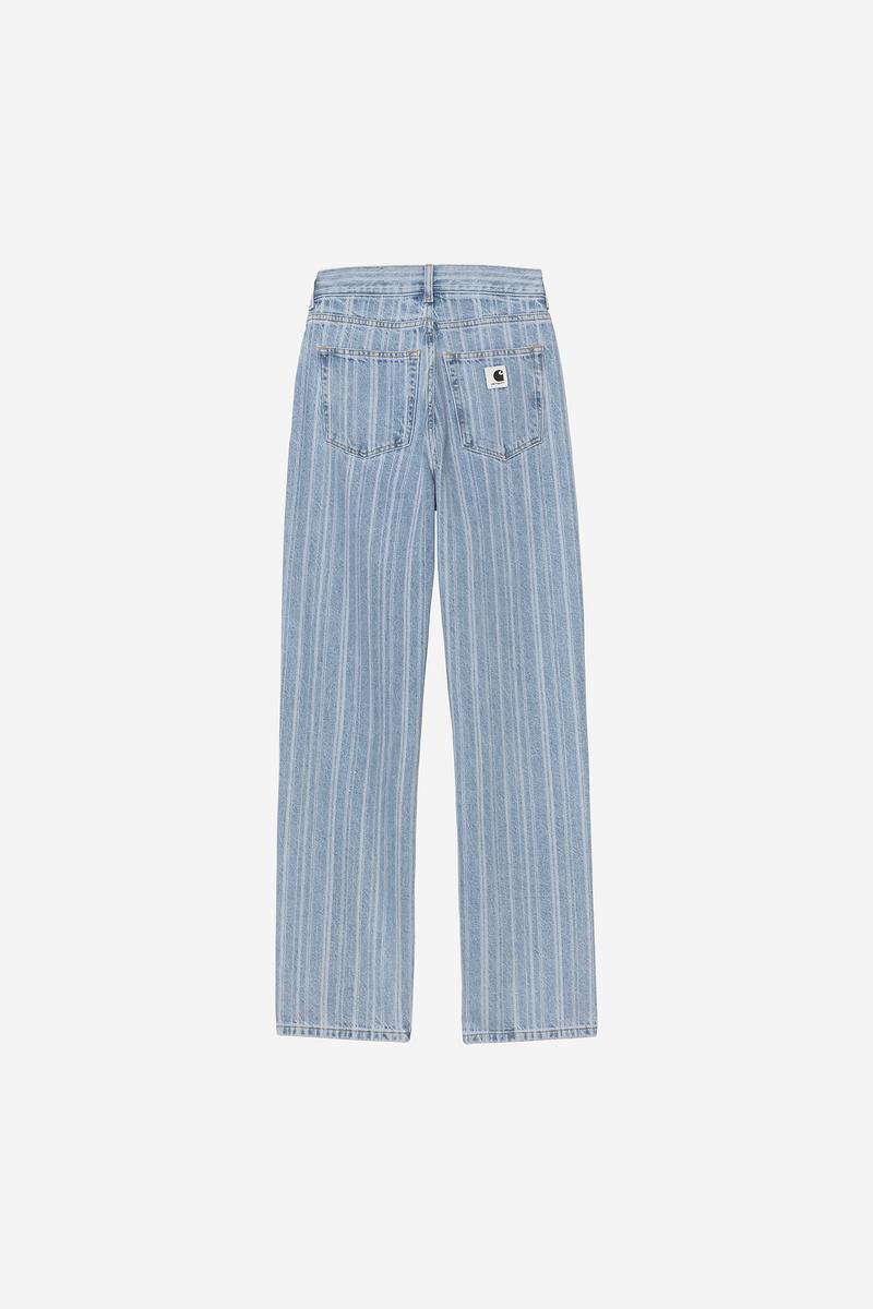 Carhartt Rylan Pant - Rylan Stripe, Blue, Stone bleached