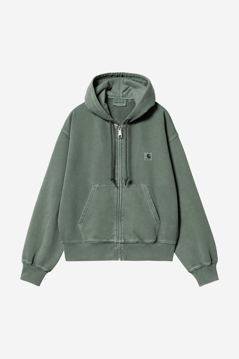 Carhartt Hooded Nelson Jacket - Dark Scarab, Garment dyed