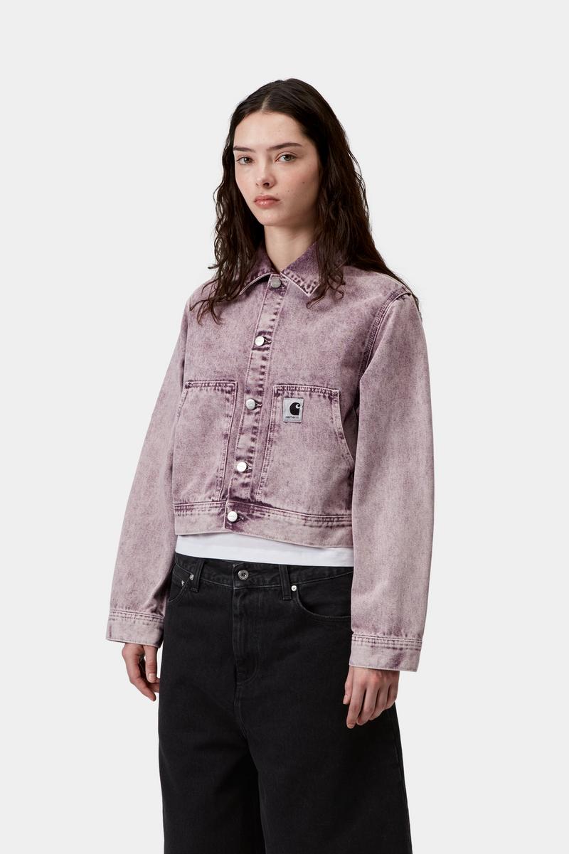 Carhartt Arca Jacket - Cozy Purple, Chalk wash