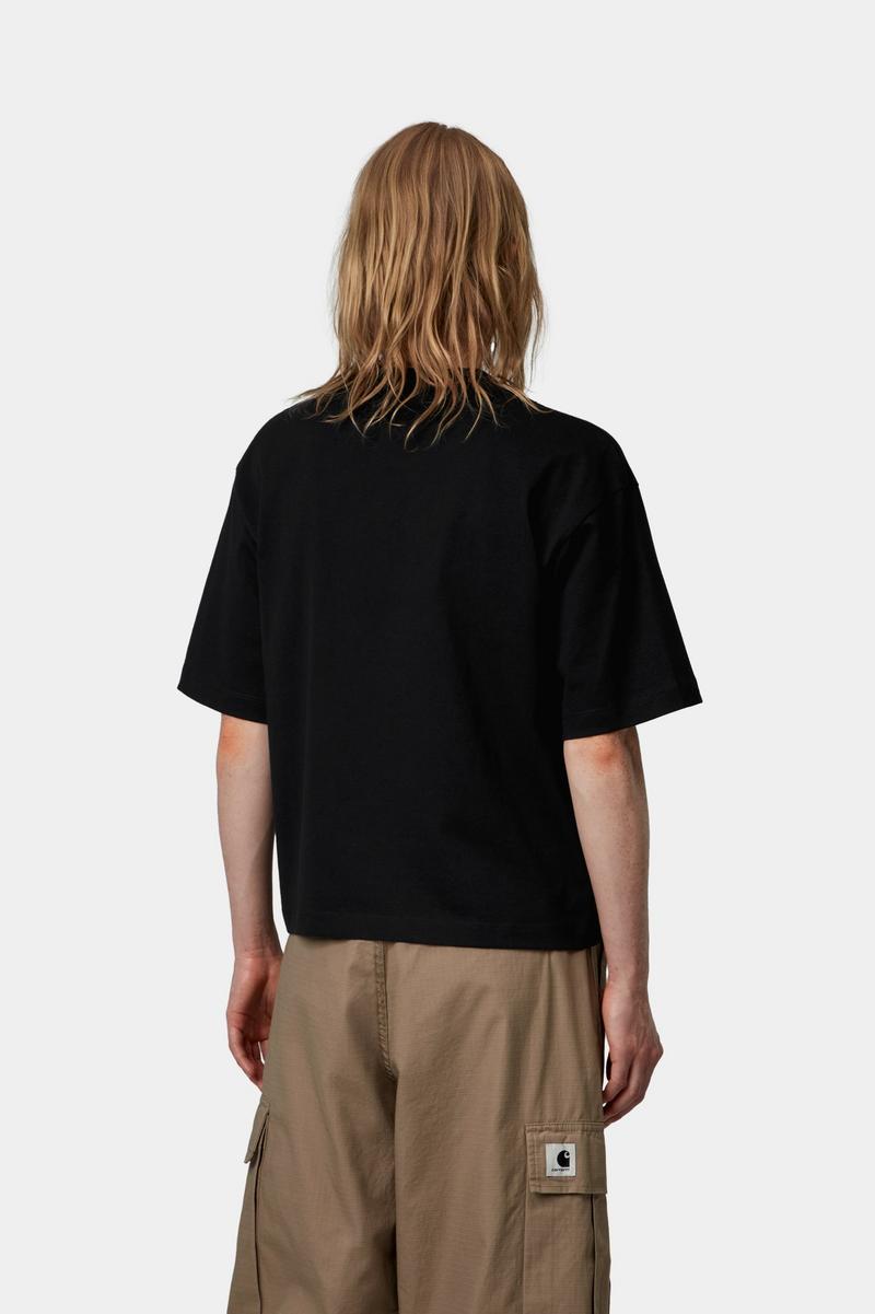 Carhartt S/S Blackletter T-Shirt - Black