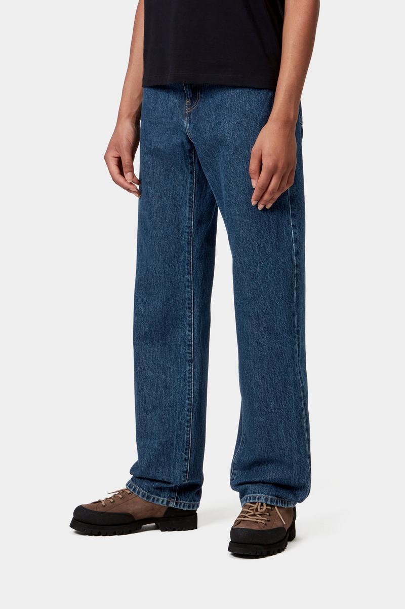 Carhartt Noxon Pant - Blue, Stone washed