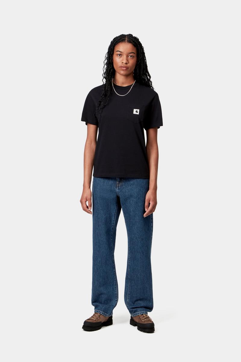Carhartt Noxon Pant - Blue, Stone washed