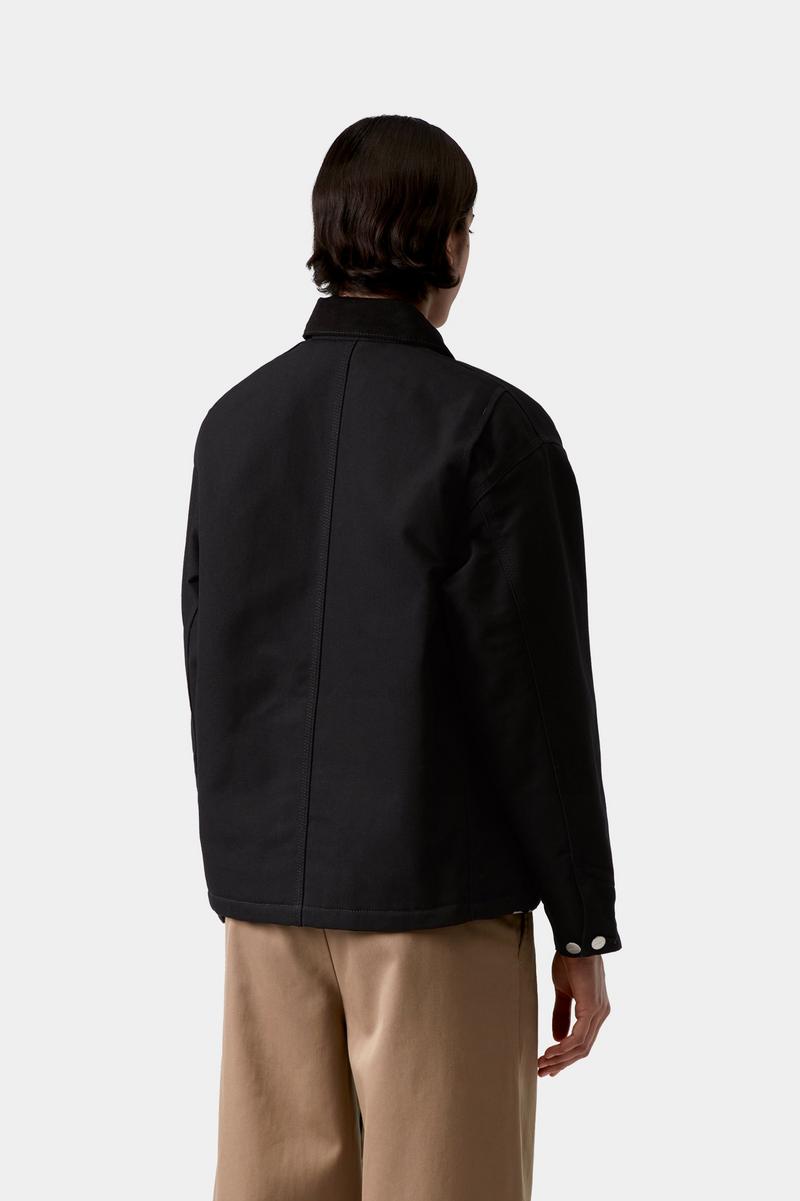 Carhartt OG Michigan Coat - Black / Black, Rigid