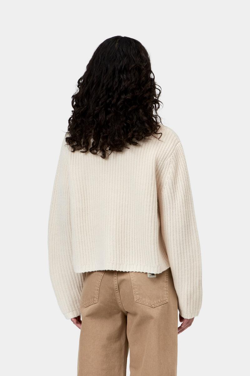 Carhartt Detroit Half Zip Sweater - Natural
