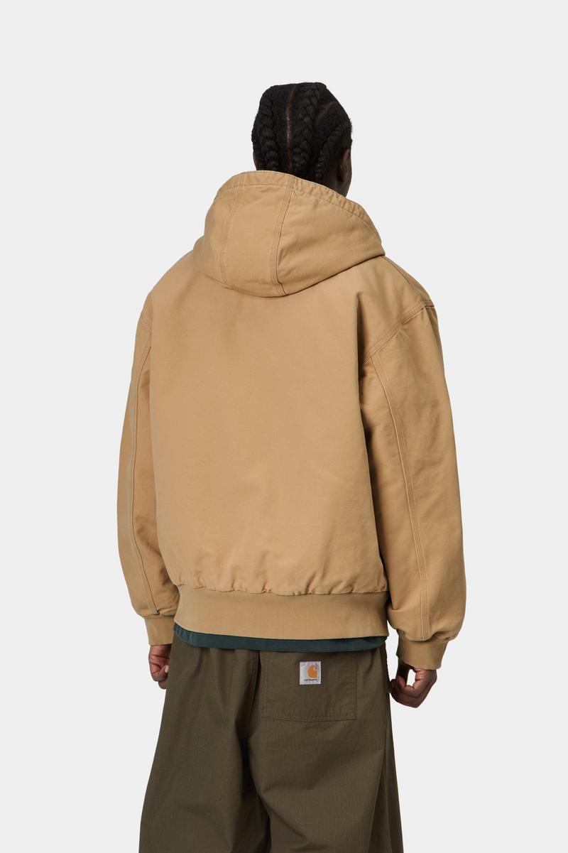 Carhartt OG Active Jacket - WIP Dusty H, Stone canvas