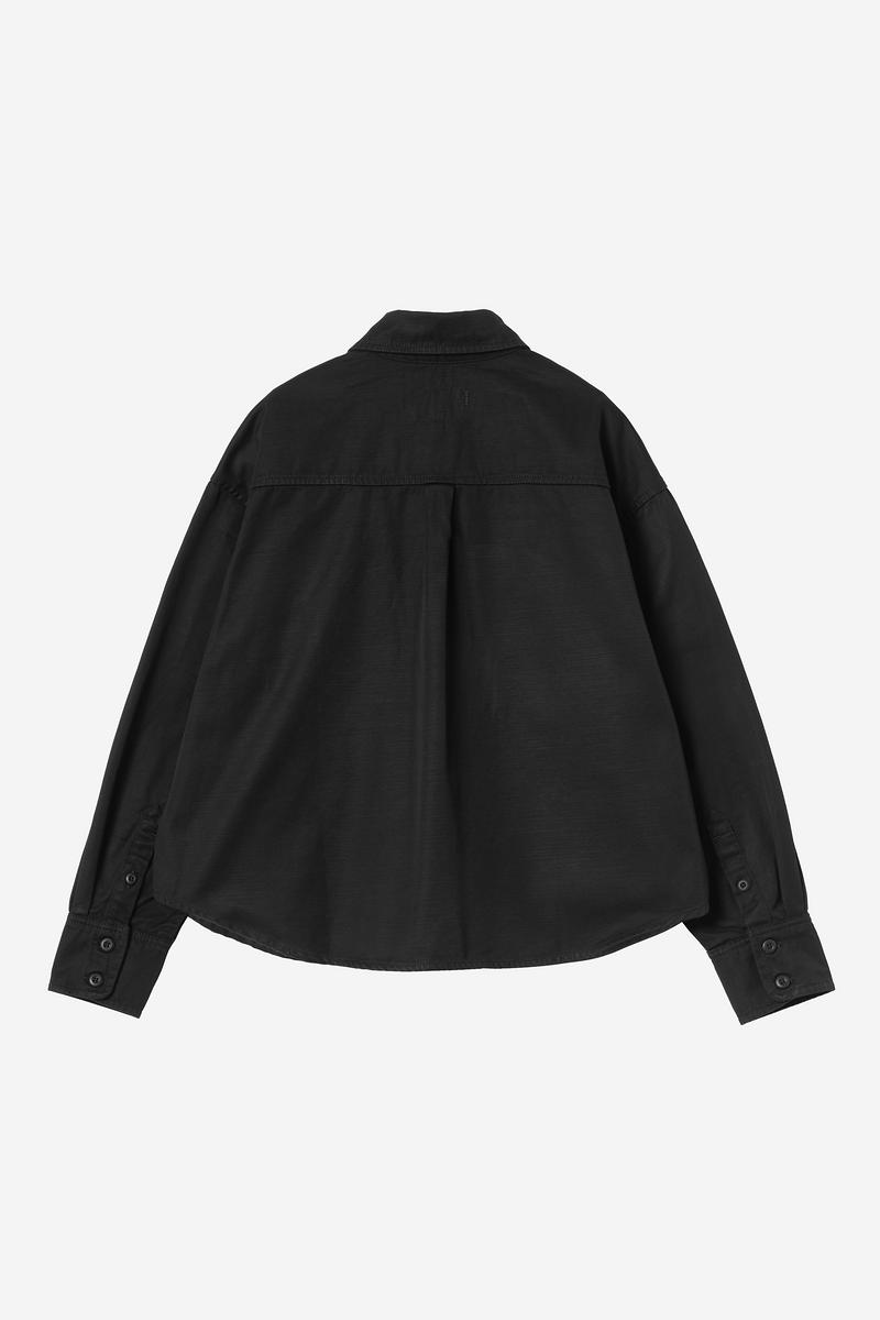 Carhartt Kelly Shirt Jac - Black, Rinsed