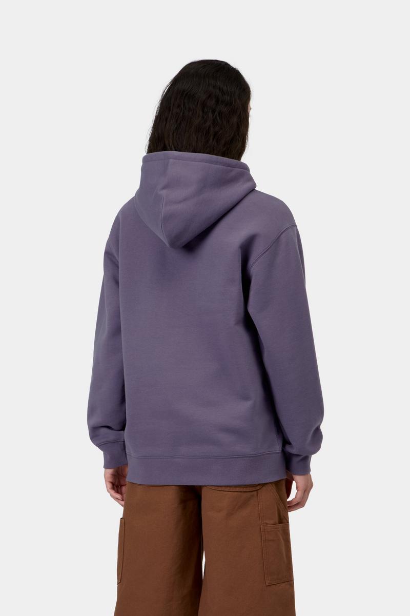 Carhartt Hooded Carhartt Sweatshirt - Shady Purple / Dark Navy