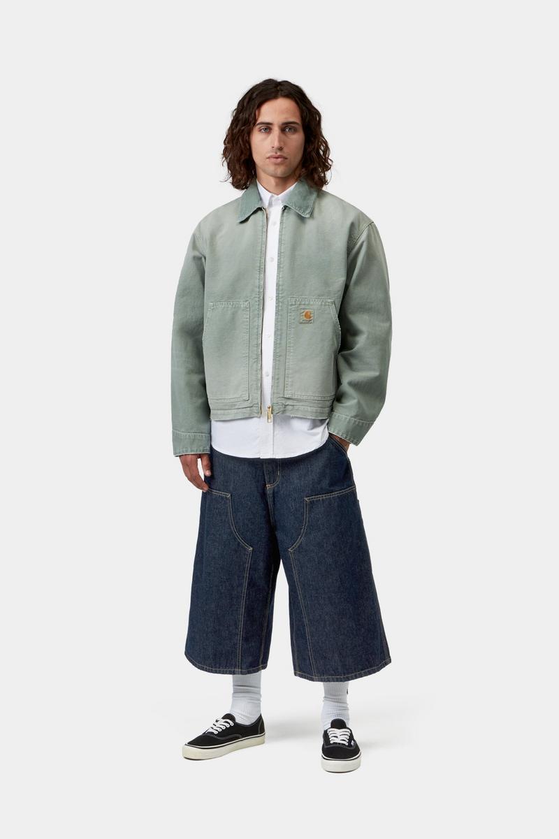 Carhartt OG Double Knee Long Short - Blue, Rinsed