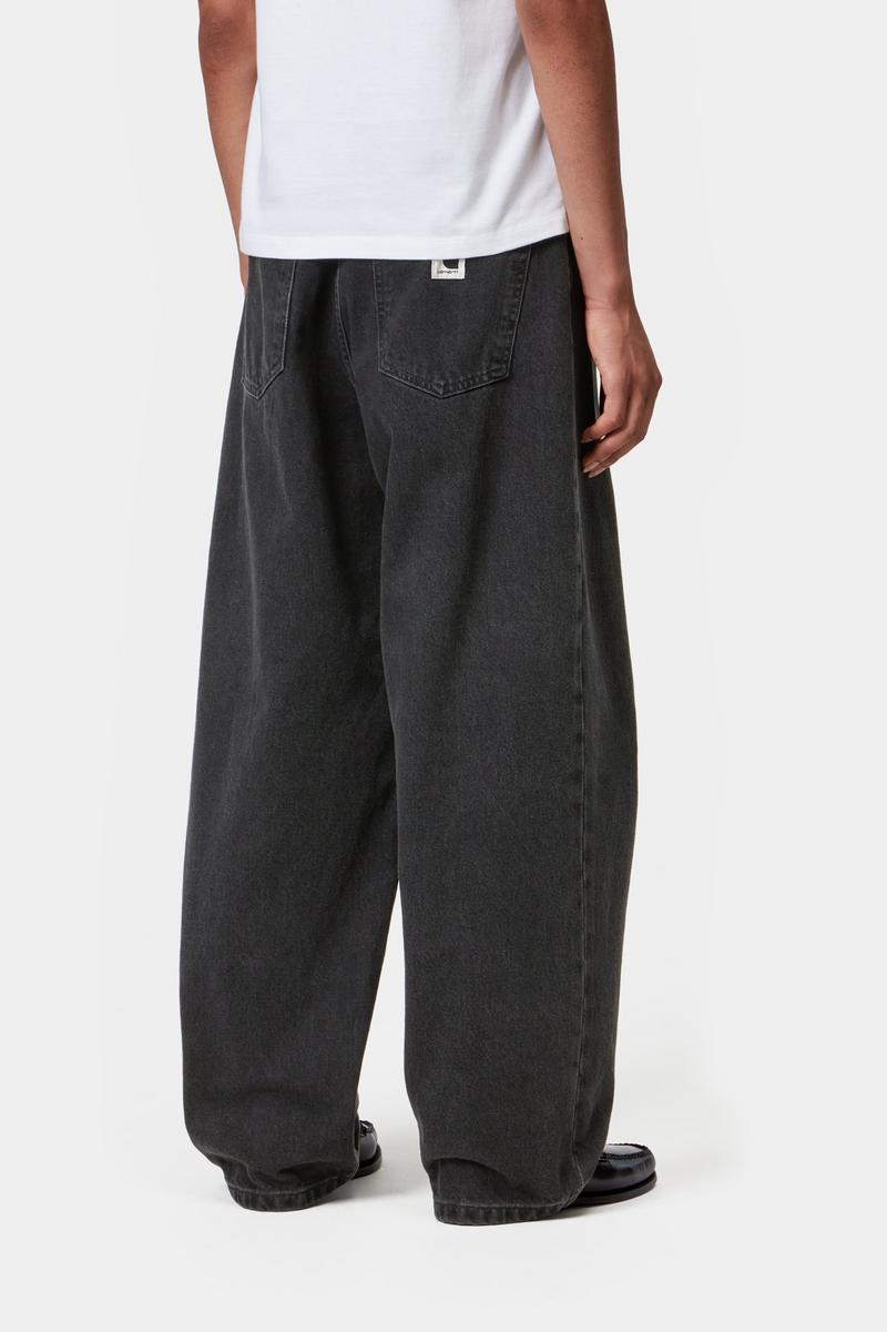 Carhartt Brandon Pant - Black, Stone washed