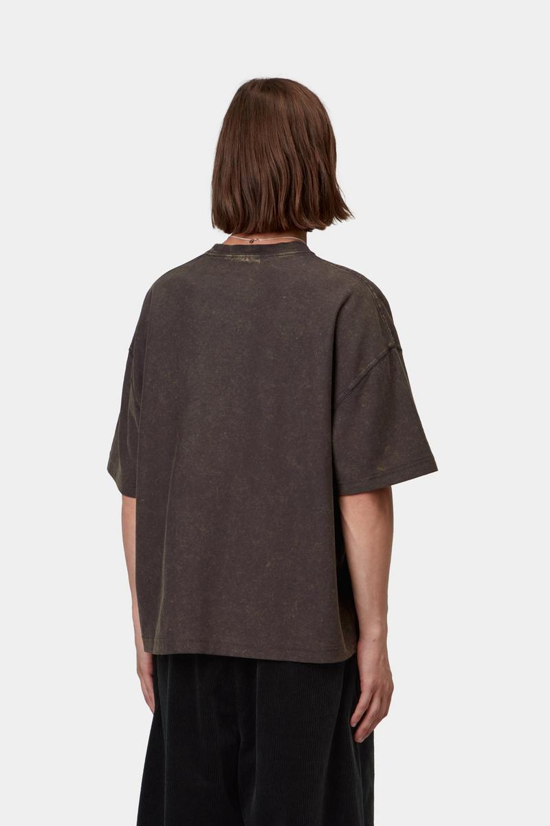 Carhartt S/S Lambert T-Shirt - Tobacco, Moon wash