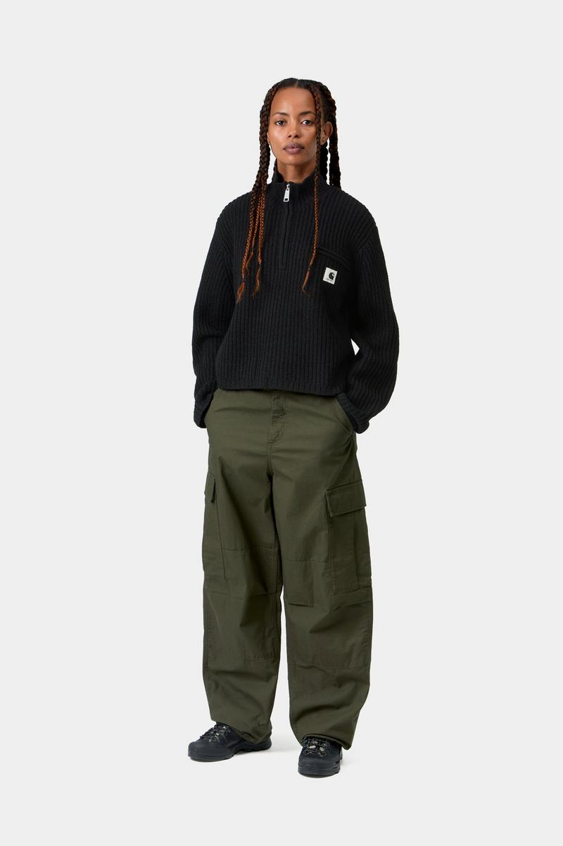 Carhartt Detroit Half Zip Sweater - Black
