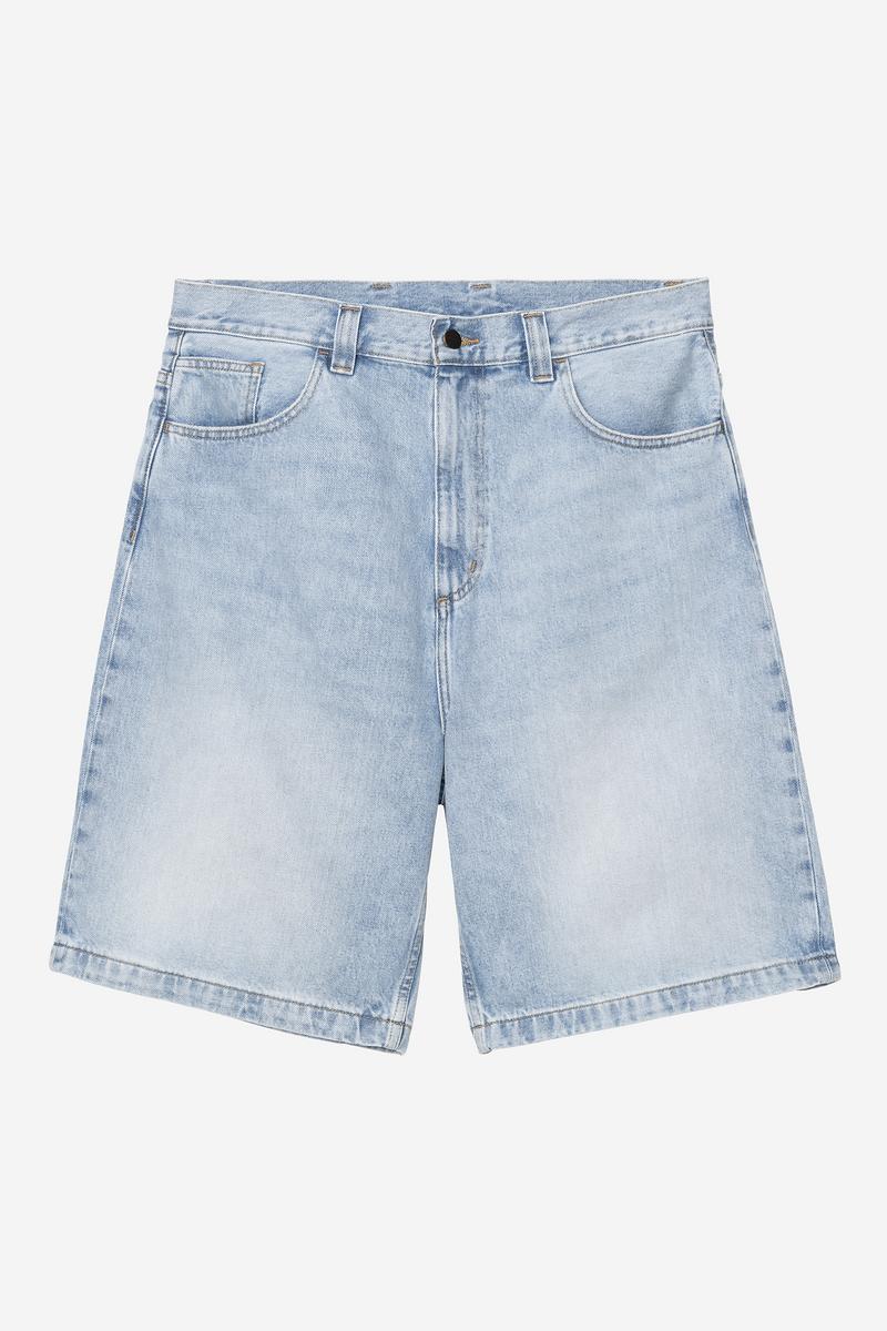 Carhartt Brandon Short - Blue, Heavy worn bleached
