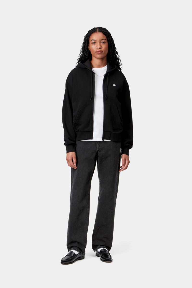 Carhartt Noxon Pant - Black, Stone washed