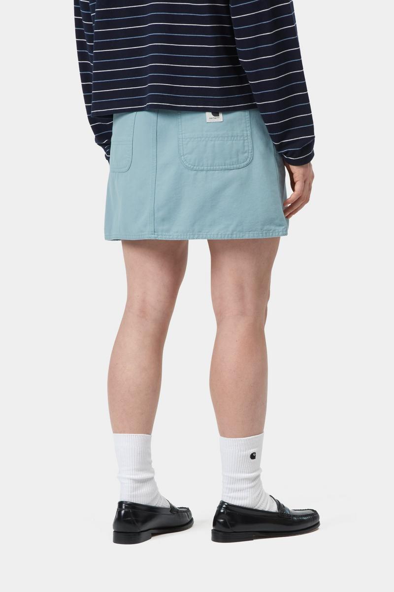 Carhartt Maeve Double Knee Skirt - Tourmaline, Stone washed