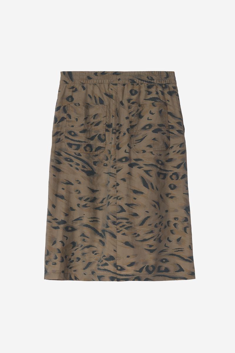 Carhartt Travon Skirt - Duck Feather Print, Cypress / Black