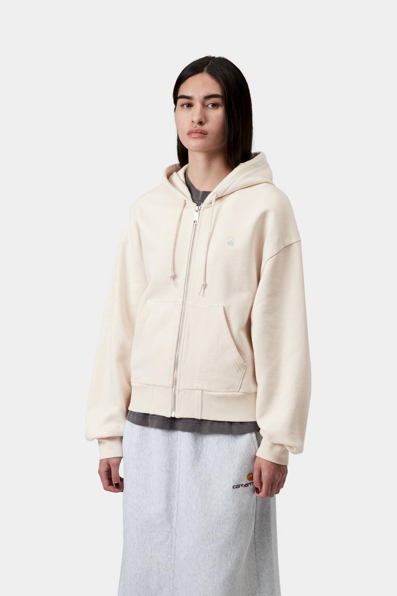 Carhartt Hooded Casey Jacket - Natural / Silver