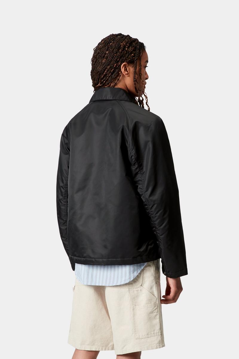 Carhartt Alumni Chore Coat - Black / Scarlet