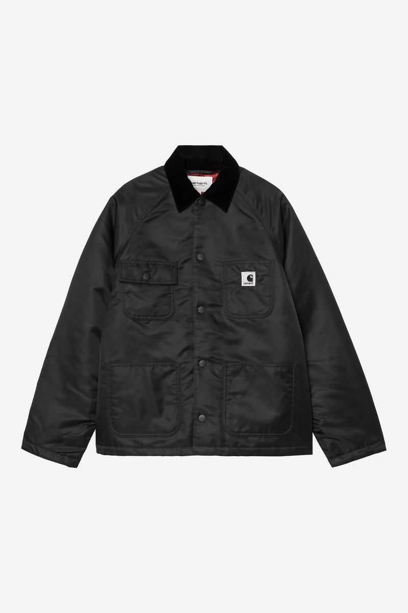 Carhartt Alumni Chore Coat - Black / Scarlet
