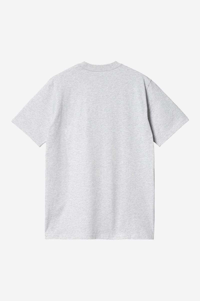 Carhartt S/S Script T-Shirt - Ash Heather / Graphite