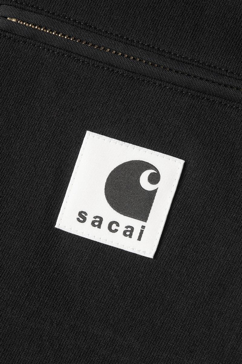 sacai x Carhartt WIP Cotton Jersey T-Shirt - Sacai Black