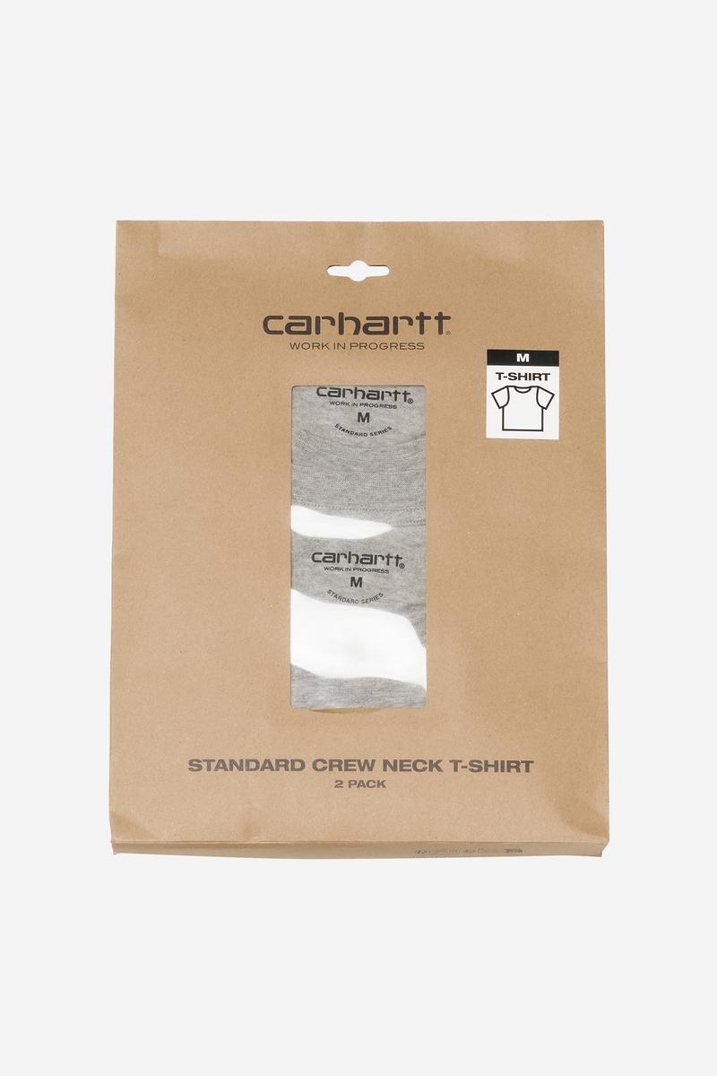 Carhartt Standard Crew Neck T-Shirt - Grey Heather + Grey Heather