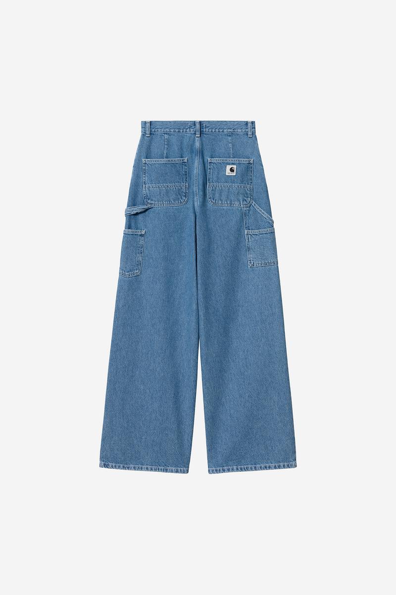 Carhartt Jens Pant - Blue, Heavy stone wash