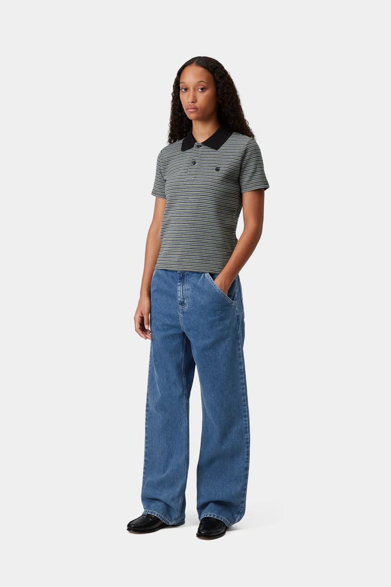 Carhartt Simple Pant - Blue, Stone washed