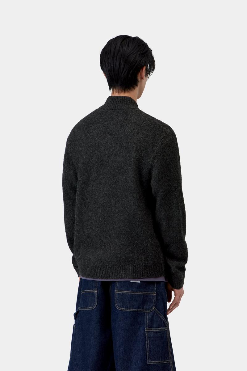 Carhartt Curtis Sweater Jacket - Tangled Black