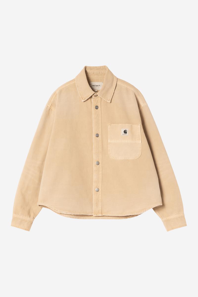 Carhartt Georgia Shirt Jac - Dusty H Brown, Destroy wash