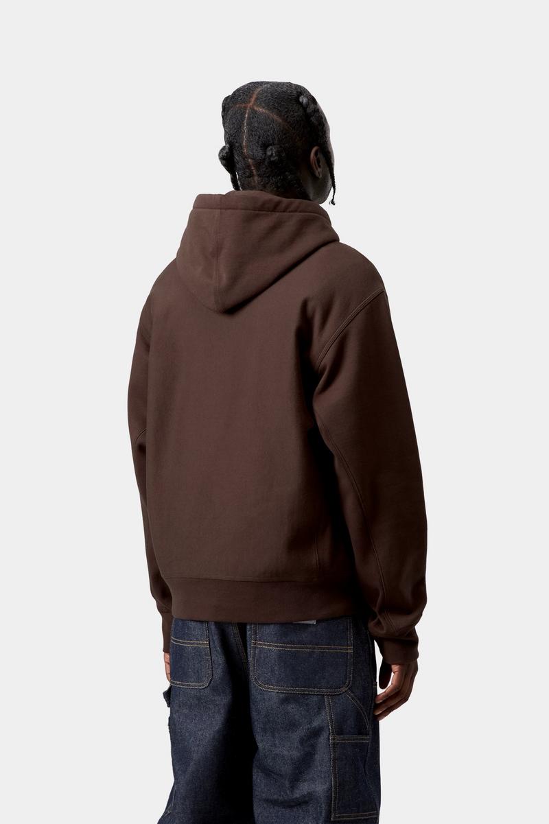 Carhartt Hooded American Script Sweatshirt - Palisander