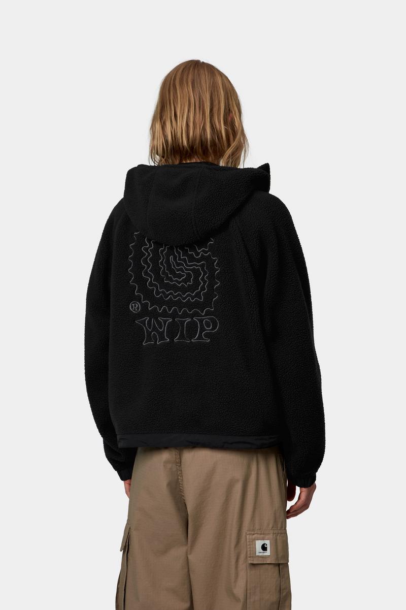 Carhartt Hooded Limn C Fleece Jacket - Black / Flint