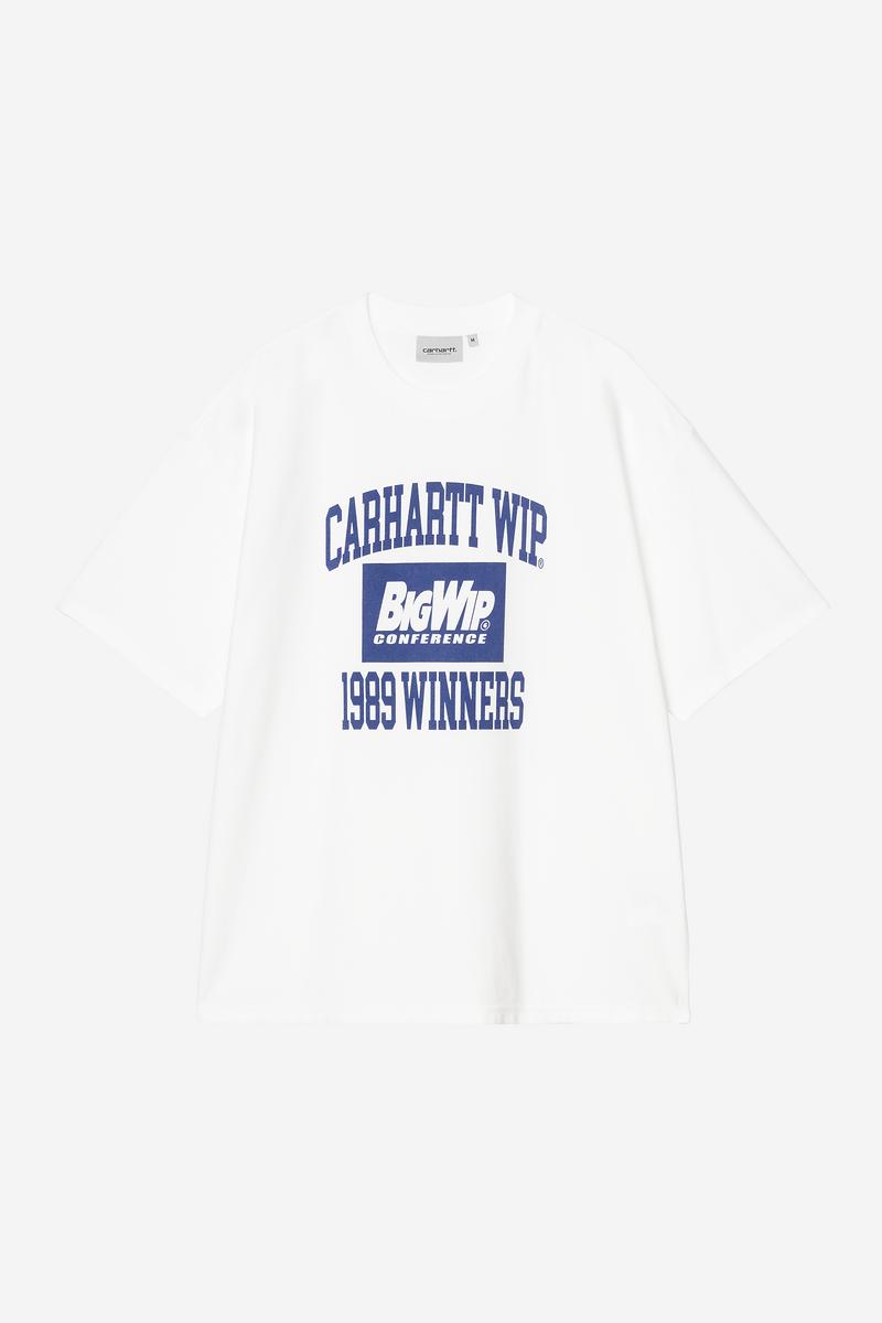 Carhartt S/S 1989 Winners T-Shirt - White, Heavy stone wash