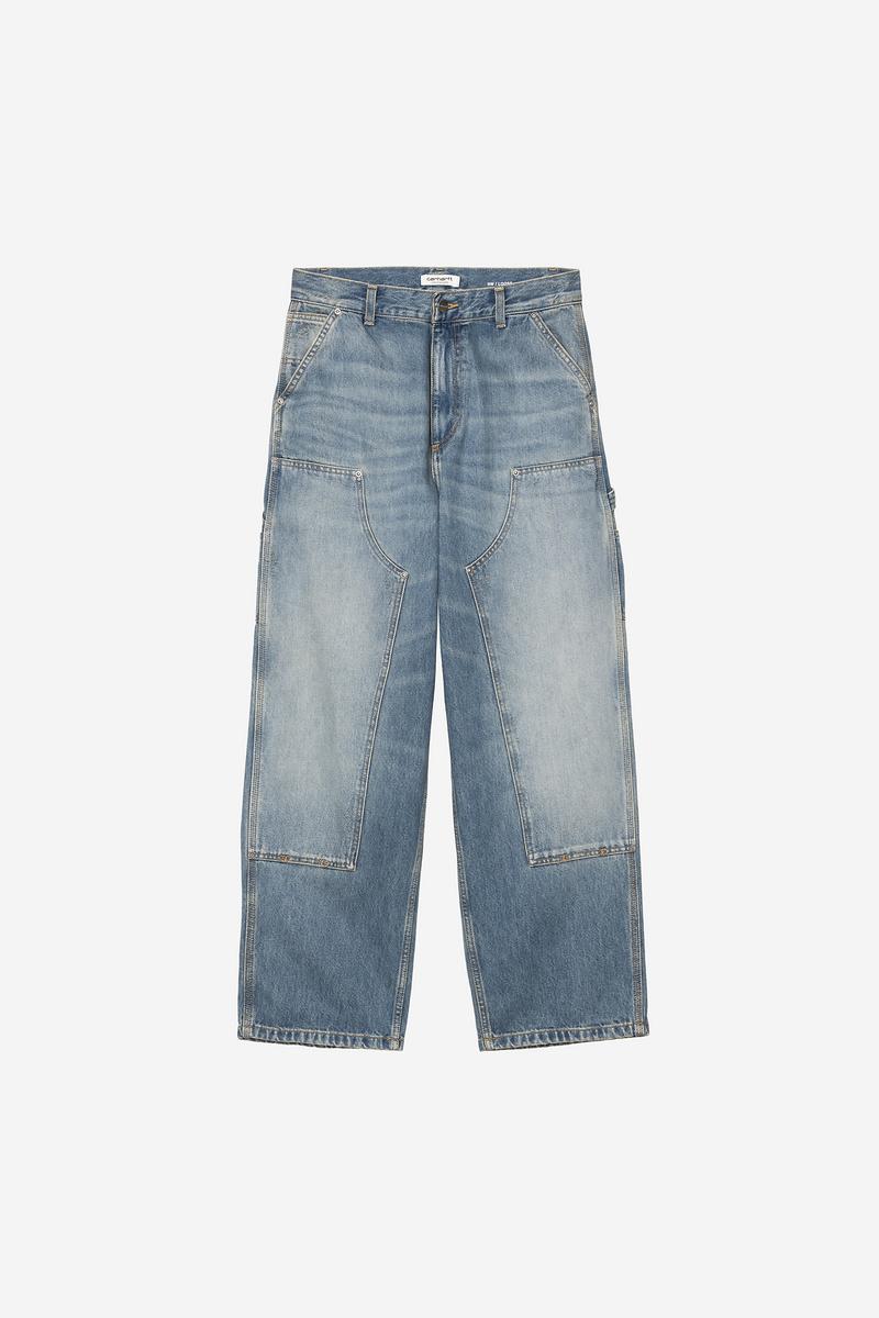Carhartt Brandon Double Knee Pant - Blue, Grind wash