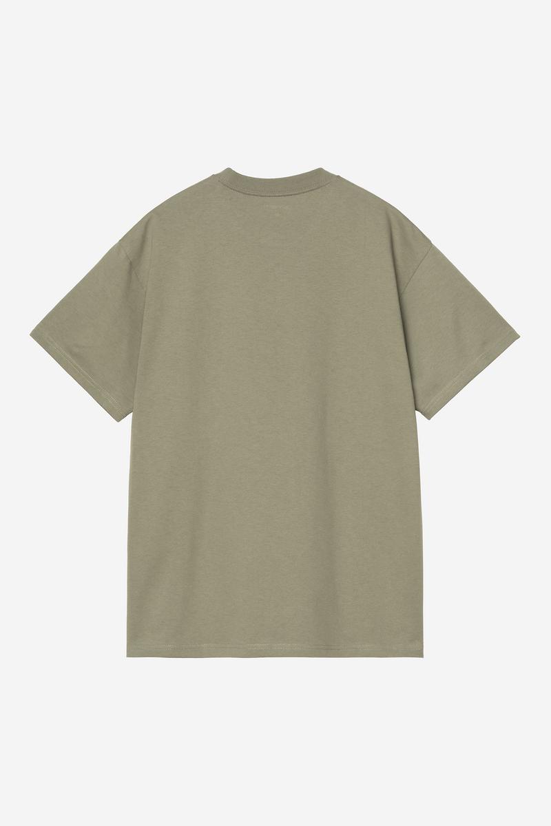 Carhartt S/S Barbwire C T-Shirt - Dollar Green