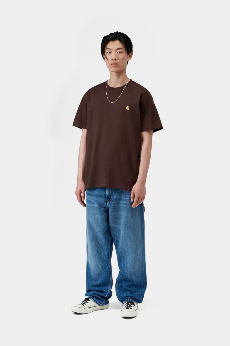 Carhartt S/S Chase T-Shirt - Palisander / Gold