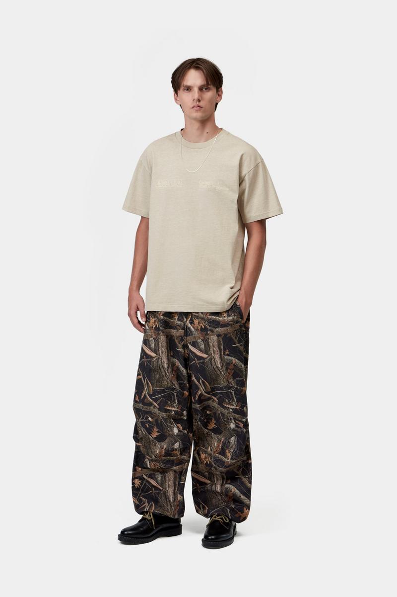 Carhartt S/S Boxed T-Shirt - Fleur De Sel, Garment dyed