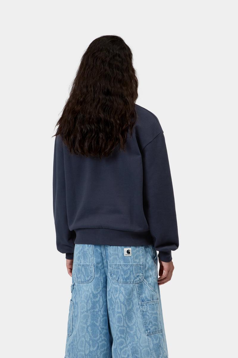 Carhartt Casey Sweatshirt - Dark Navy / Silver