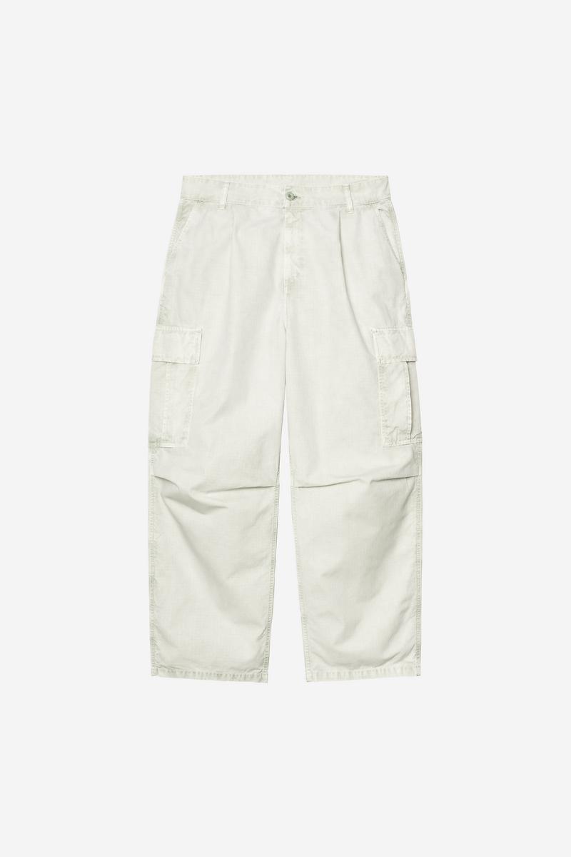 Carhartt Cole Cargo Pant - Dollar Green, Chalk wash