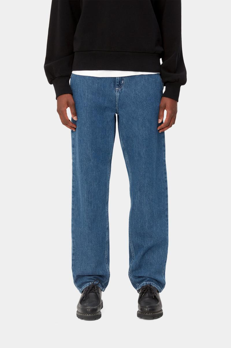Carhartt Pierce Pant - Blue, Stone washed