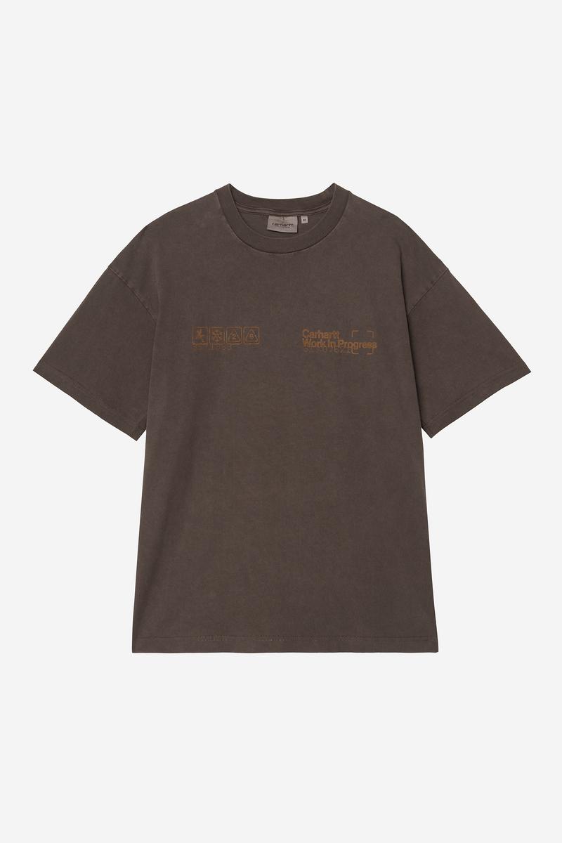 Carhartt S/S Boxed T-Shirt - Tobacco, Garment dyed