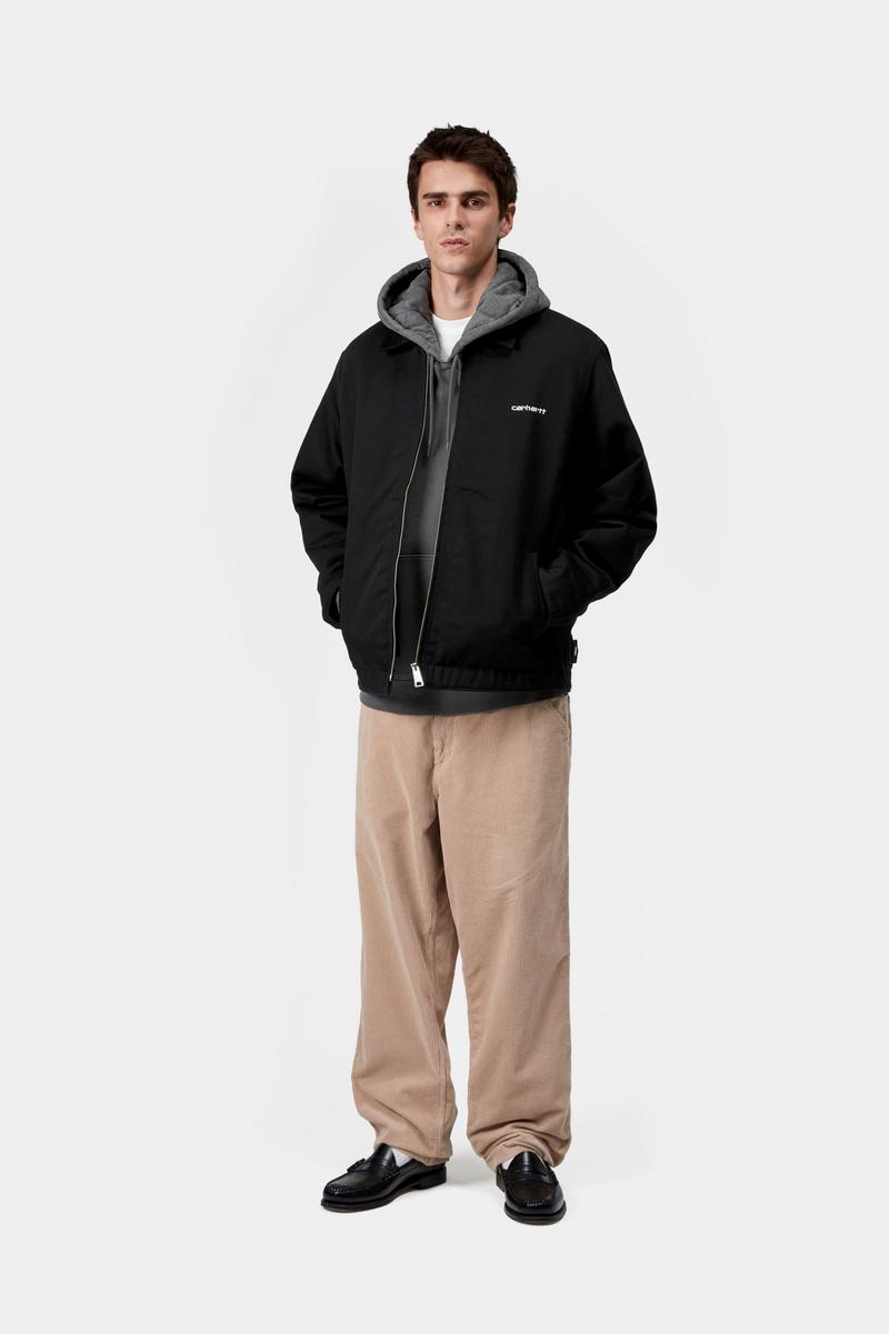 Carhartt Module Script Jacket - Black / White, Rigid