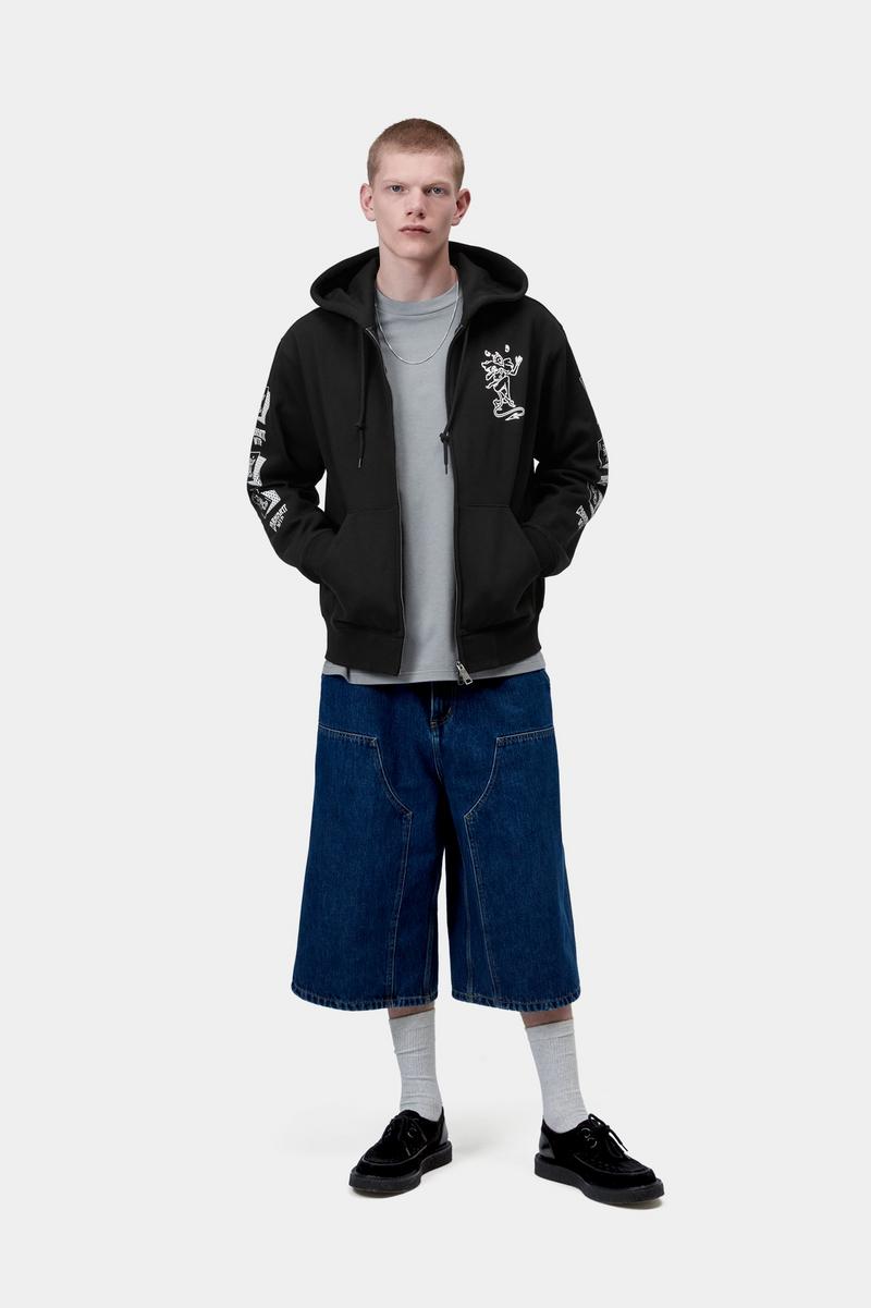 Carhartt Hooded Playing Cards Jacket - Black