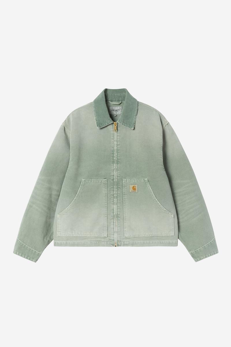 Carhartt OG Arcan Jacket - Shady Green / Shady Green, Destroy wash