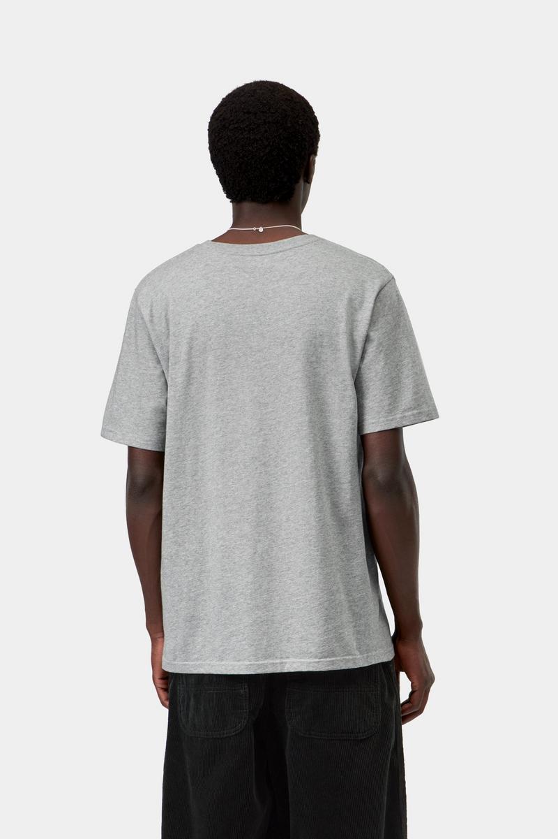 Carhartt S/S Pocket T-Shirt - Grey Heather