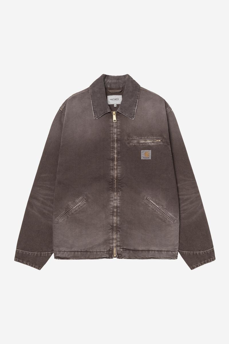 Carhartt OG Detroit Jacket - Tobacco / Tobacco, Destroy wash