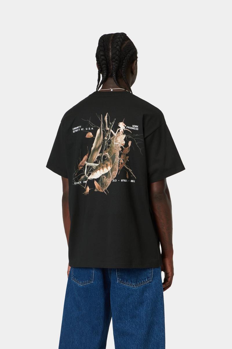 Carhartt S/S Feather Progress T-Shirt - Black